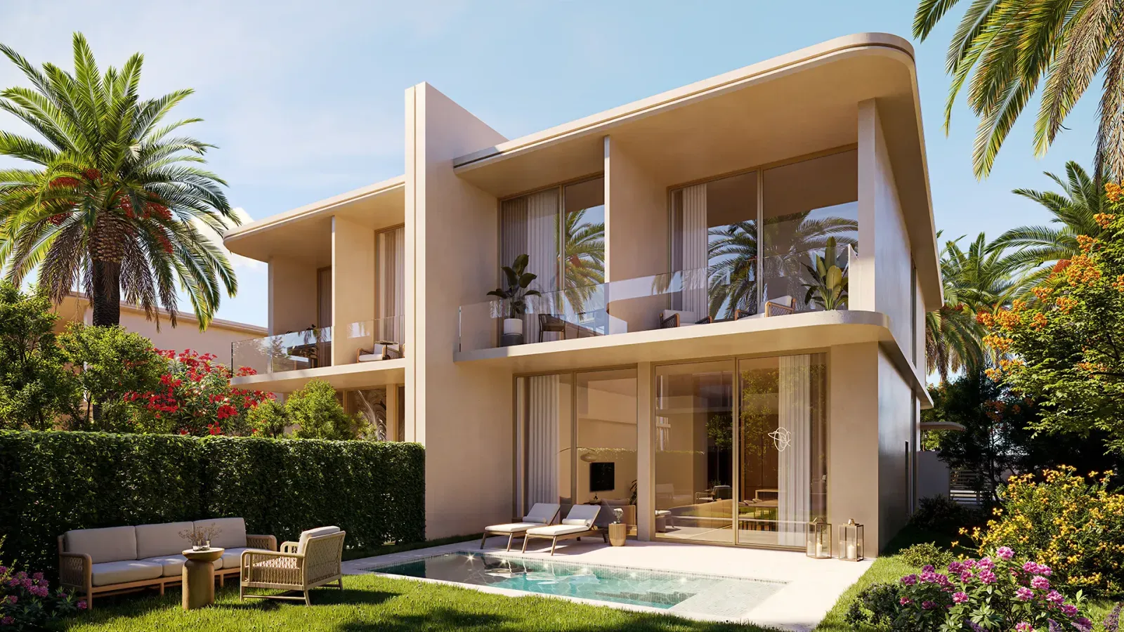 Villas and townhouses at Manchester City Yas Residences by Ohana on Yas Canal